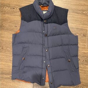 Men's Navy Blue Puffer Vest XL
